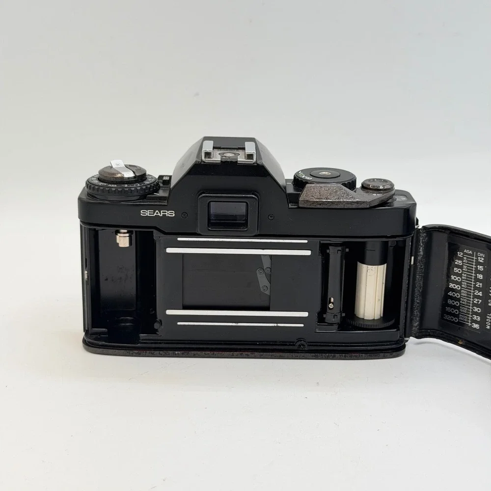 Sears KS Super 35mm SLR Film Camera W/ Auto Sears 50mm f2.0 Lens Pentax K Mount